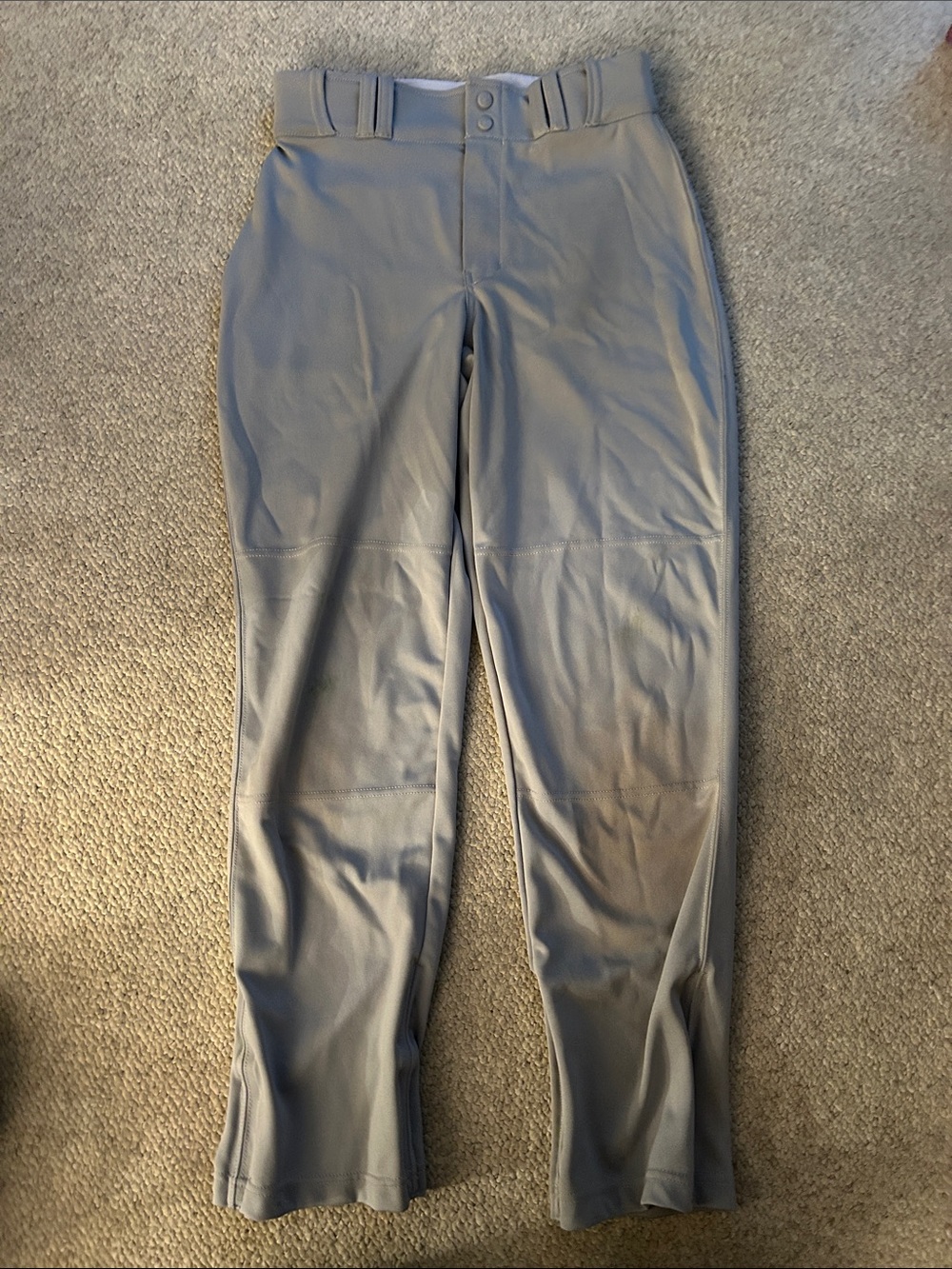 Men's gray champro baseball pants adult medium